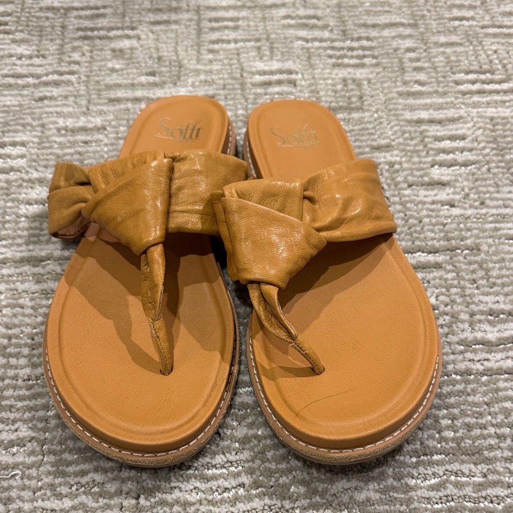 Sofft Women's Brown Slide Sandals